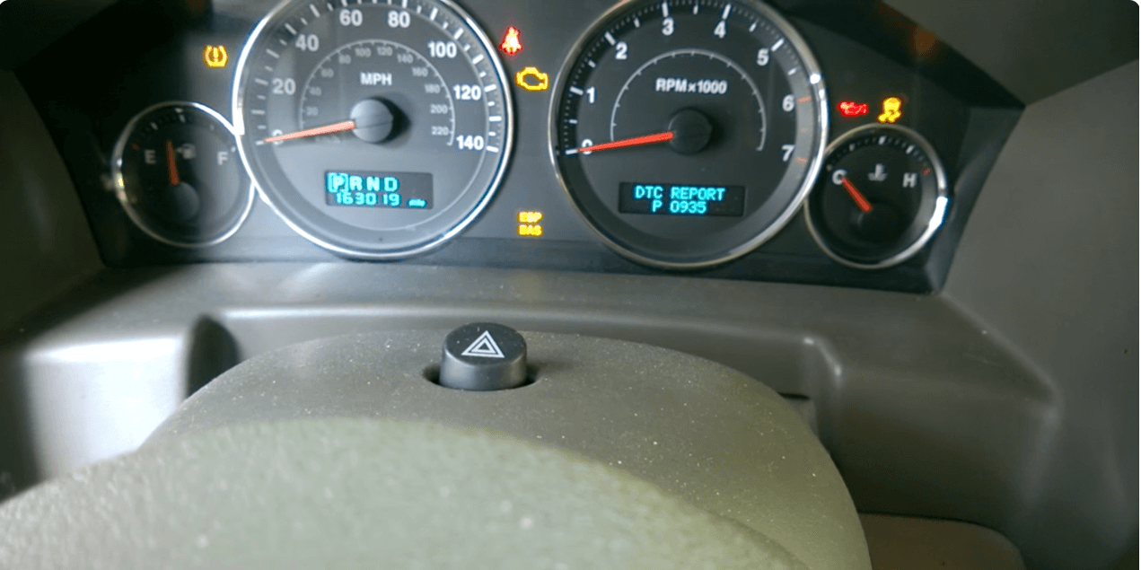 2006 Jeep Commander Warning Lights