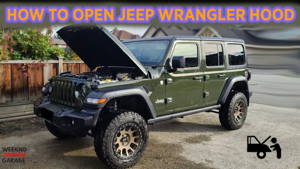 How to Open 2018 Jeep Wrangler Hood