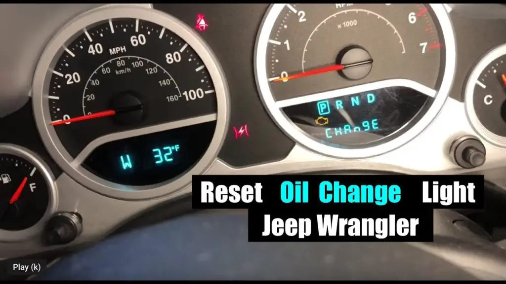 How to Reset Oil Life on 2016 Jeep Wrangler