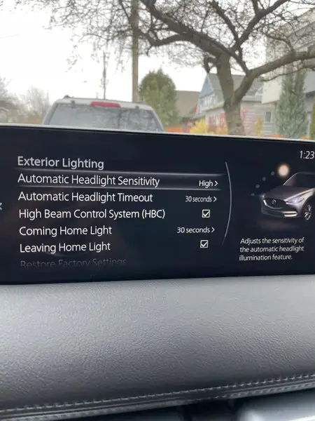 What is Headlight Sensitivity Jeep Compass